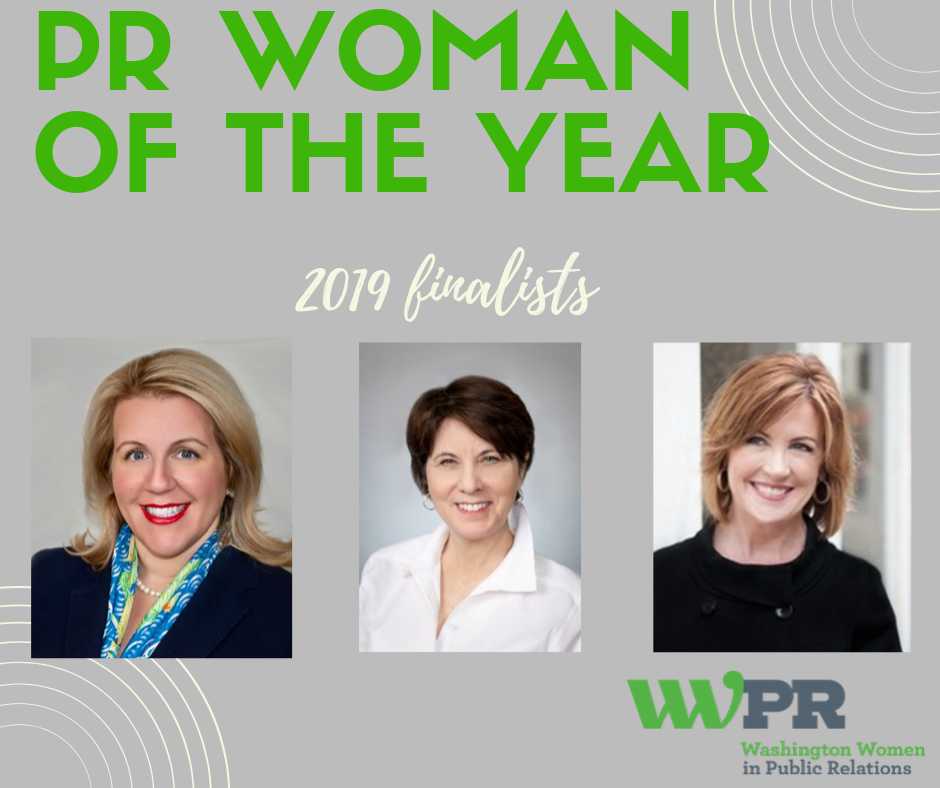 WWPR Announces Finalists For 2019 Washington PR Woman of the Year Award